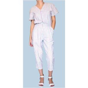 Vintage Liz Wear by Liz Claiborne Short Sleeve Jumpsuit 1980s Sz Small